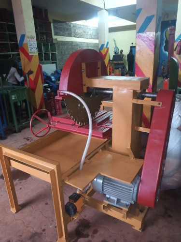 motor driven stone cutting machine